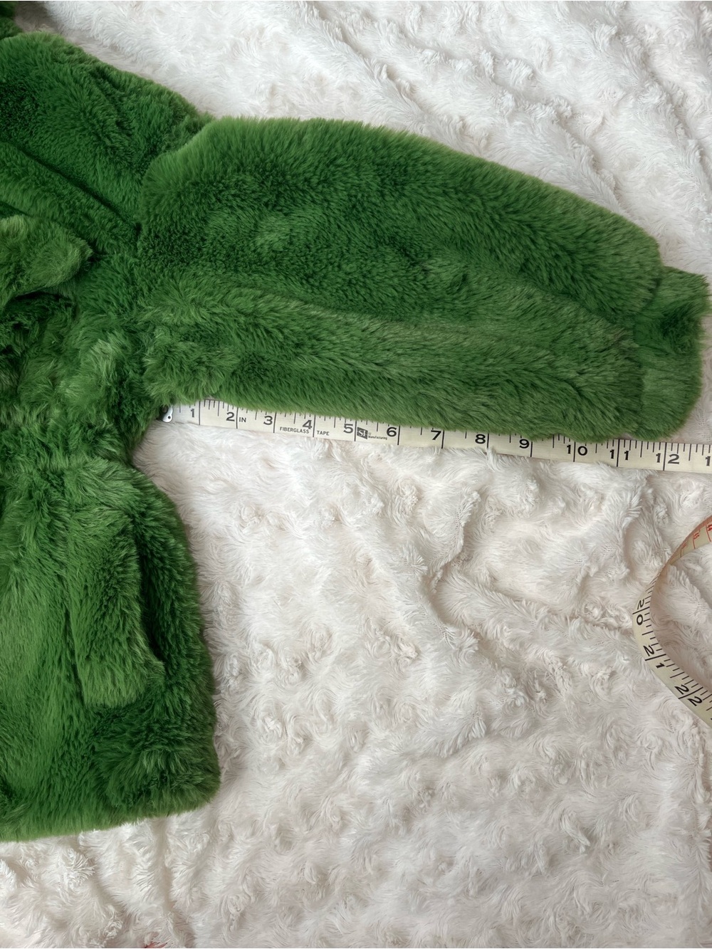 Scoop Girls Faux Fur Jacket with Cinched Waist - Picture 6 of 9